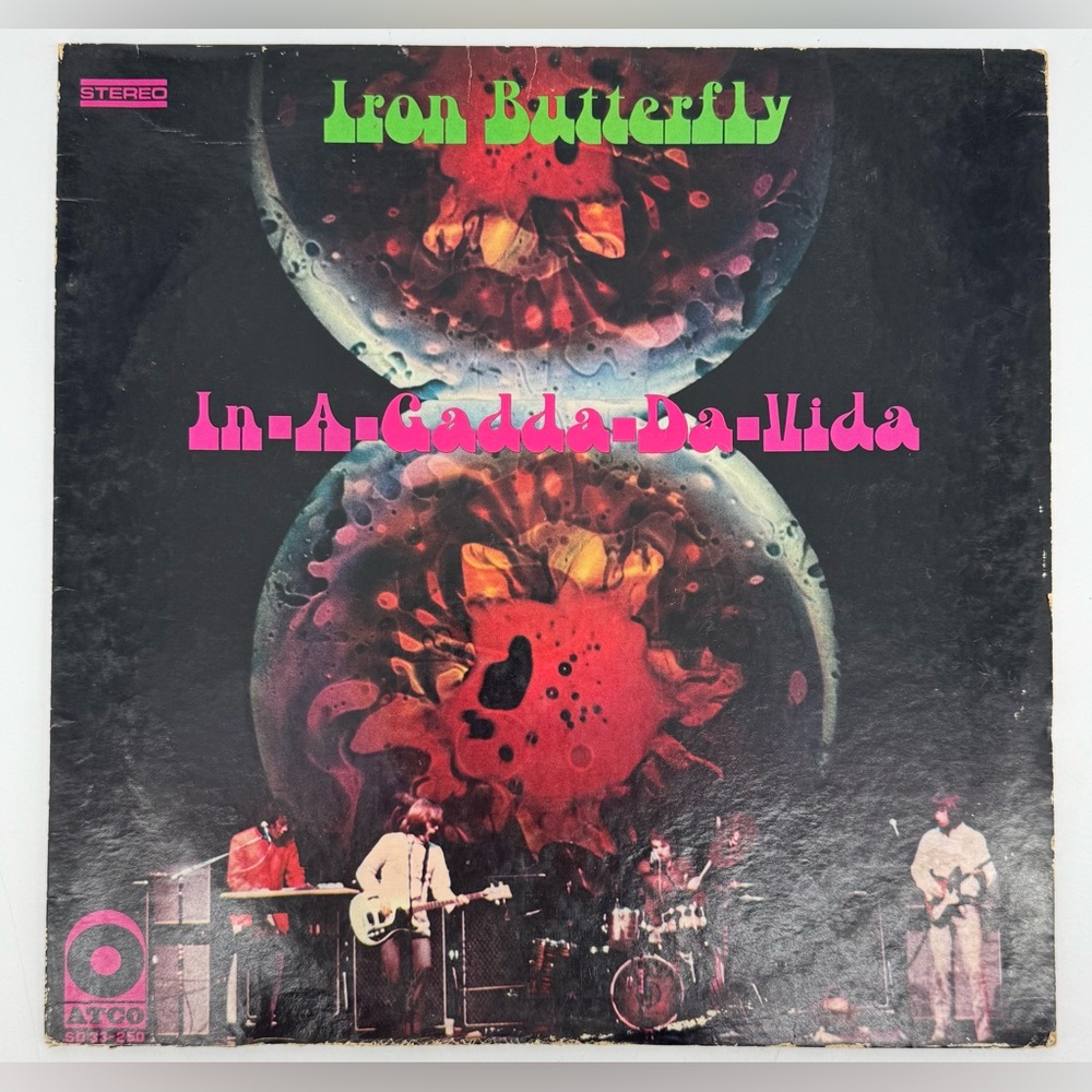 Iron Butterfly  In-A-Gadda-Da-Vida Vinyl Record. 1968